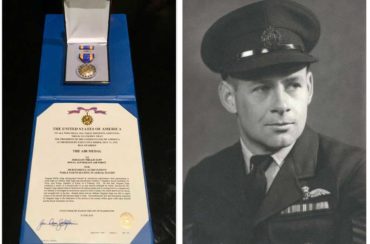 Phillip Zupp awarded the US Air Medal
