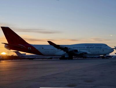 Owen Zupp Qantas Boeing 747