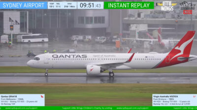 Qantas A321XLR Arrival