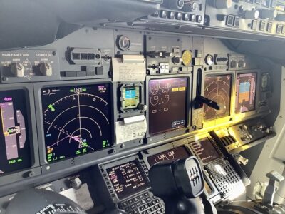 Owen Zupp Boeing 737 Flight Deck