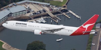 Kirrily Zupp final qantas Boeing 767 flight Farewell