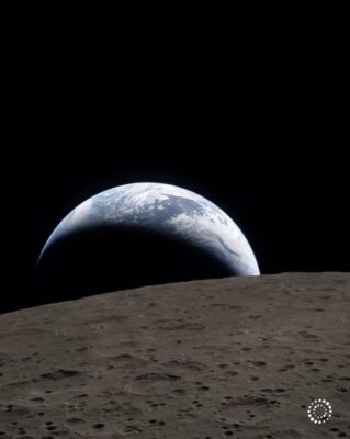 NASA Earth Rise Artemis II Owen Zupp
