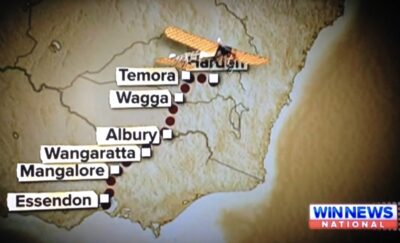 Owen Zupp Air Mail Centenary Flight 2014 1