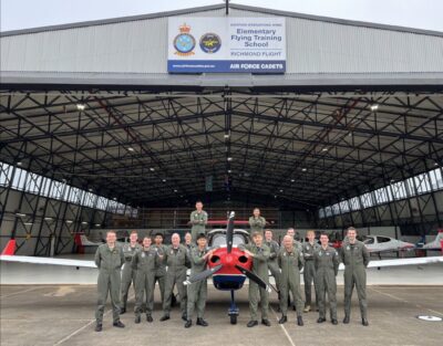 Australian Air Force Cadets DA40NG pilots