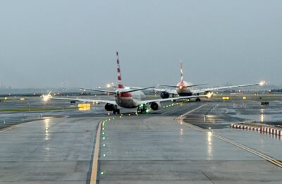 Waiting to take off at JFK airport