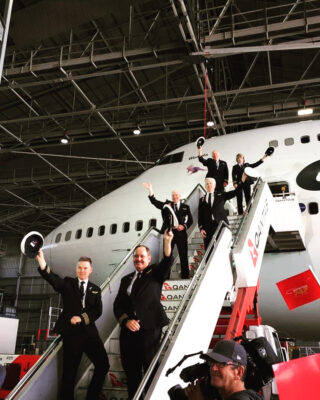 Qantas Boeing 747 Farewell