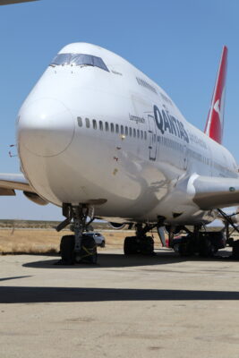 Final Qantas Boeing 747 Mojave Air and Space Port